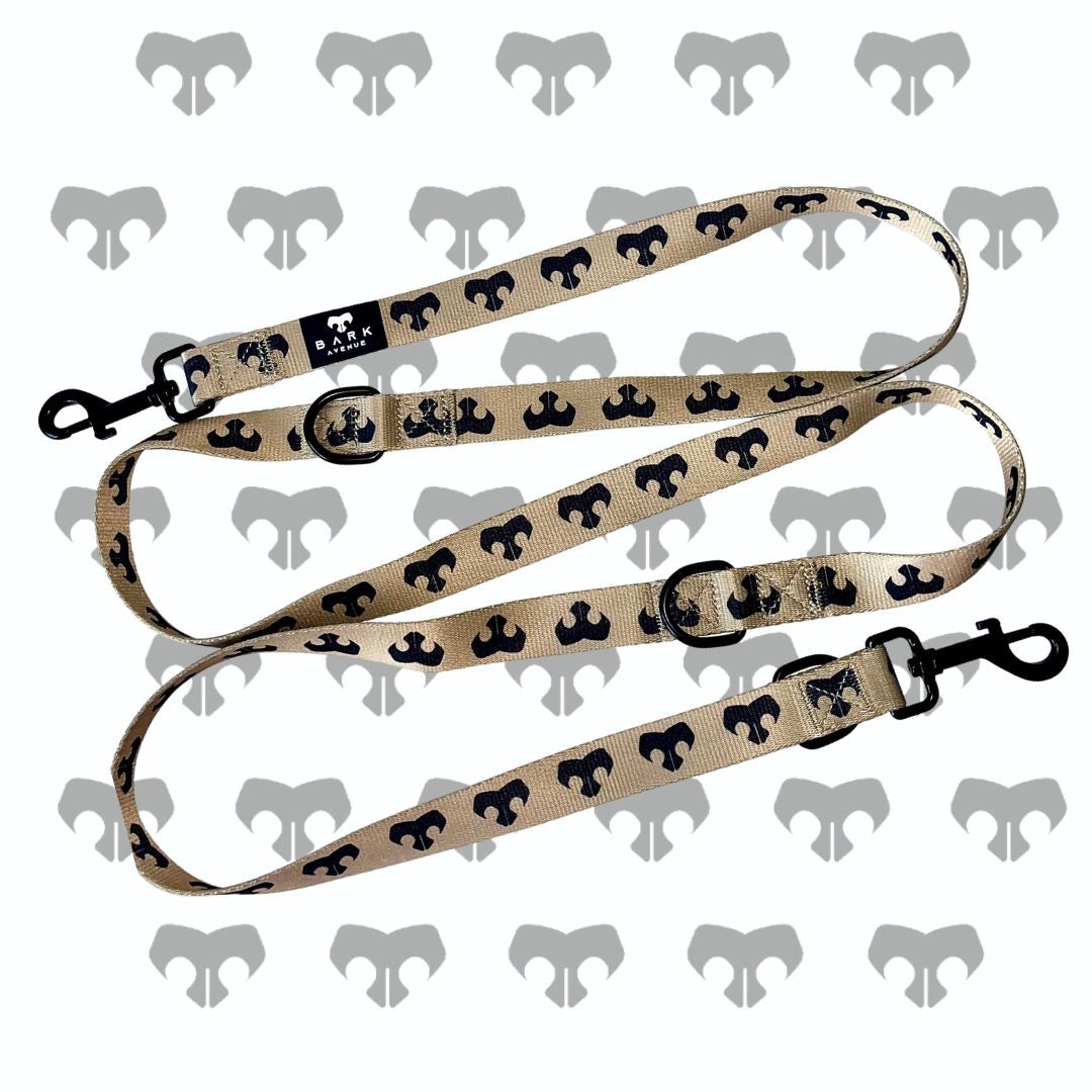 BARK AVENUE ‘24ct Gold’ Long Double Clip Lead