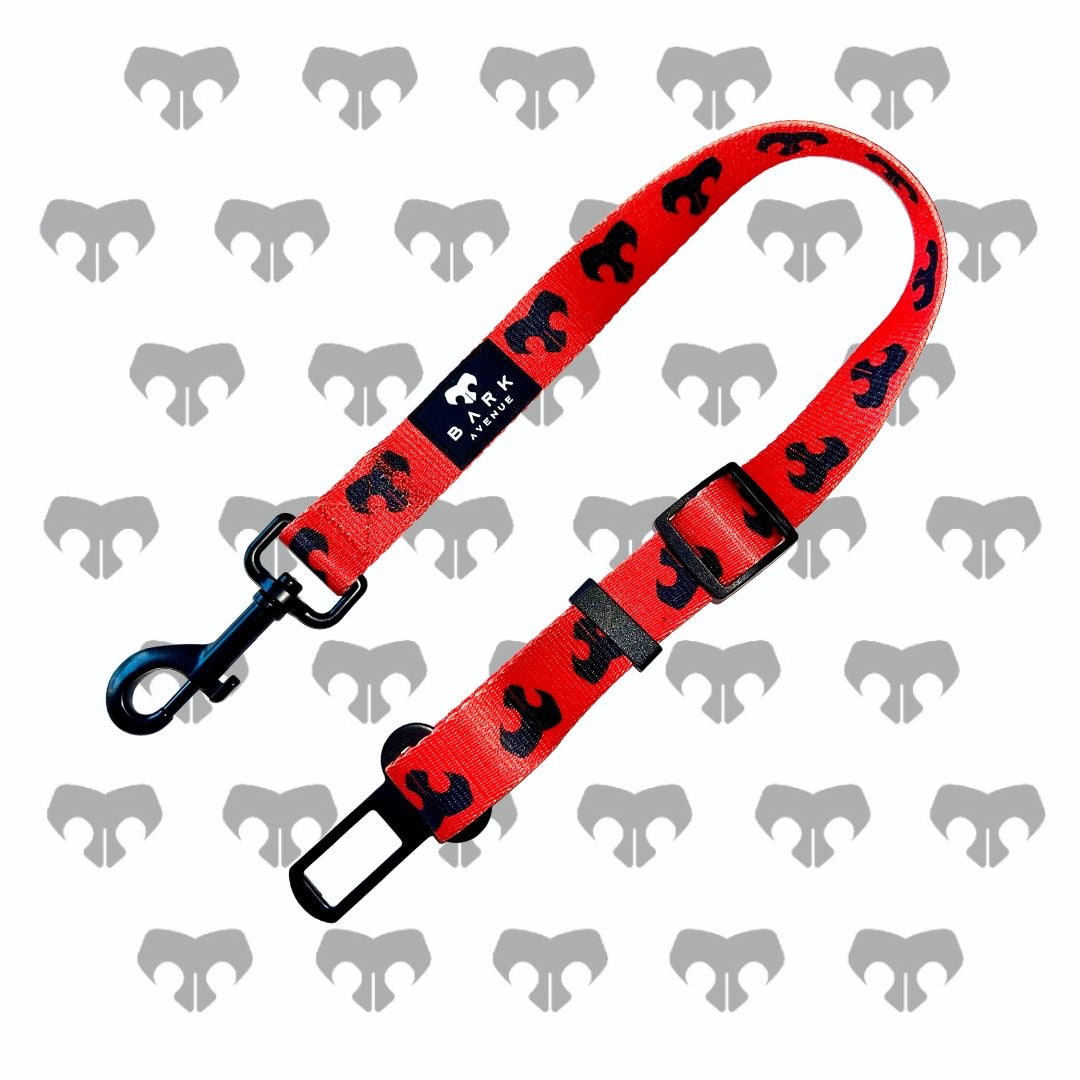 BARK AVENUE ‘Ember’ Seatbelt Buckle Attachment